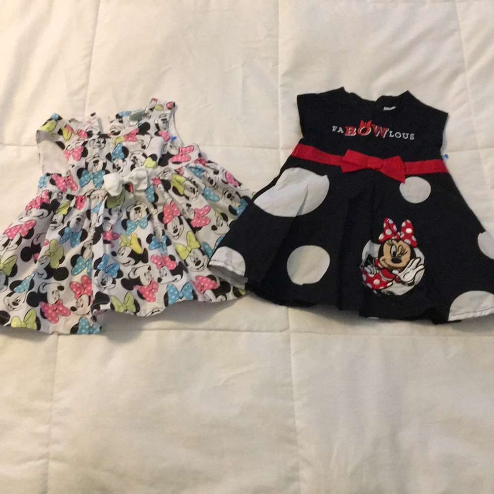 Set of 2 Disney Dresses Sz 3-6 Months